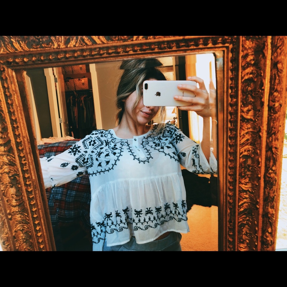Flowery top
